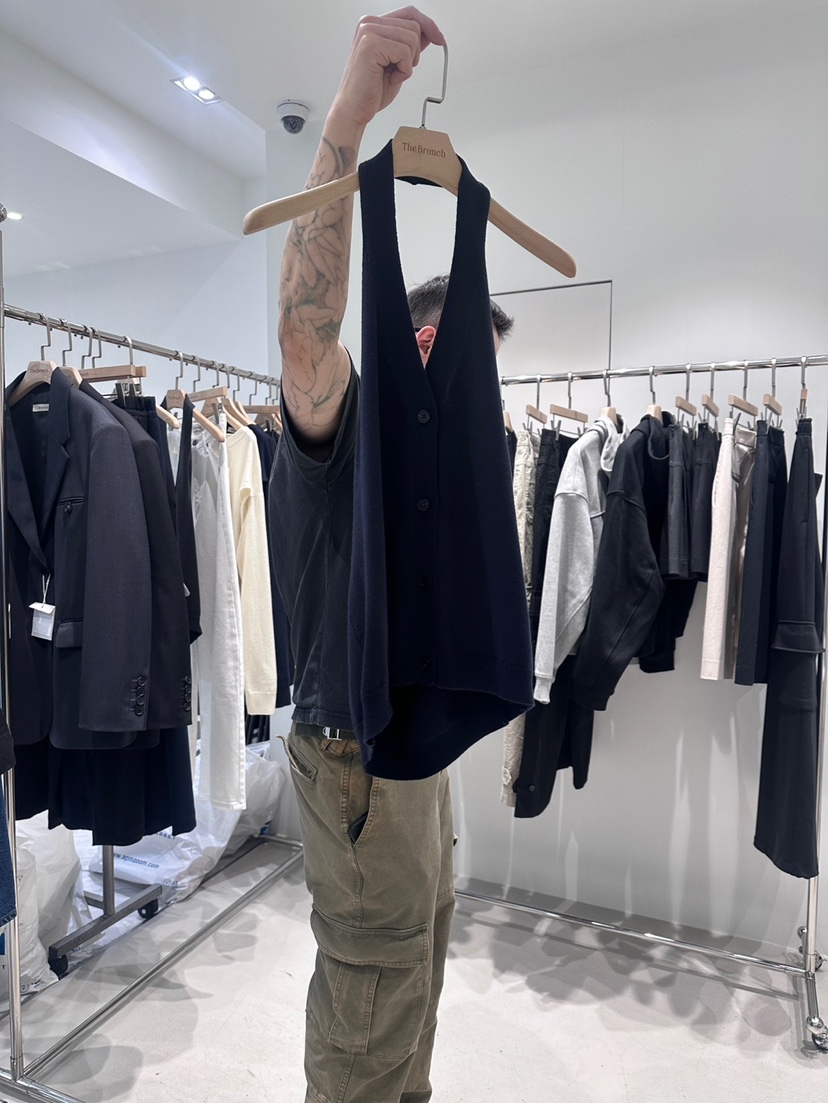 THE BRUNCH東大門實拍女裝新款推薦職業休閑真品吊帶背心THE BRUNCH吊帶/背心圖色3深藍色