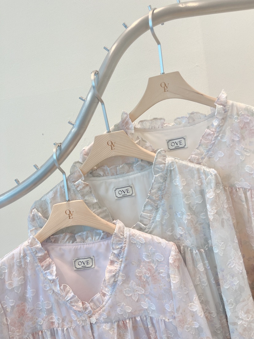 OVE東大門代購女裝新款人氣職業26春夏推薦真品休閑連衣裙OVE連衣裙