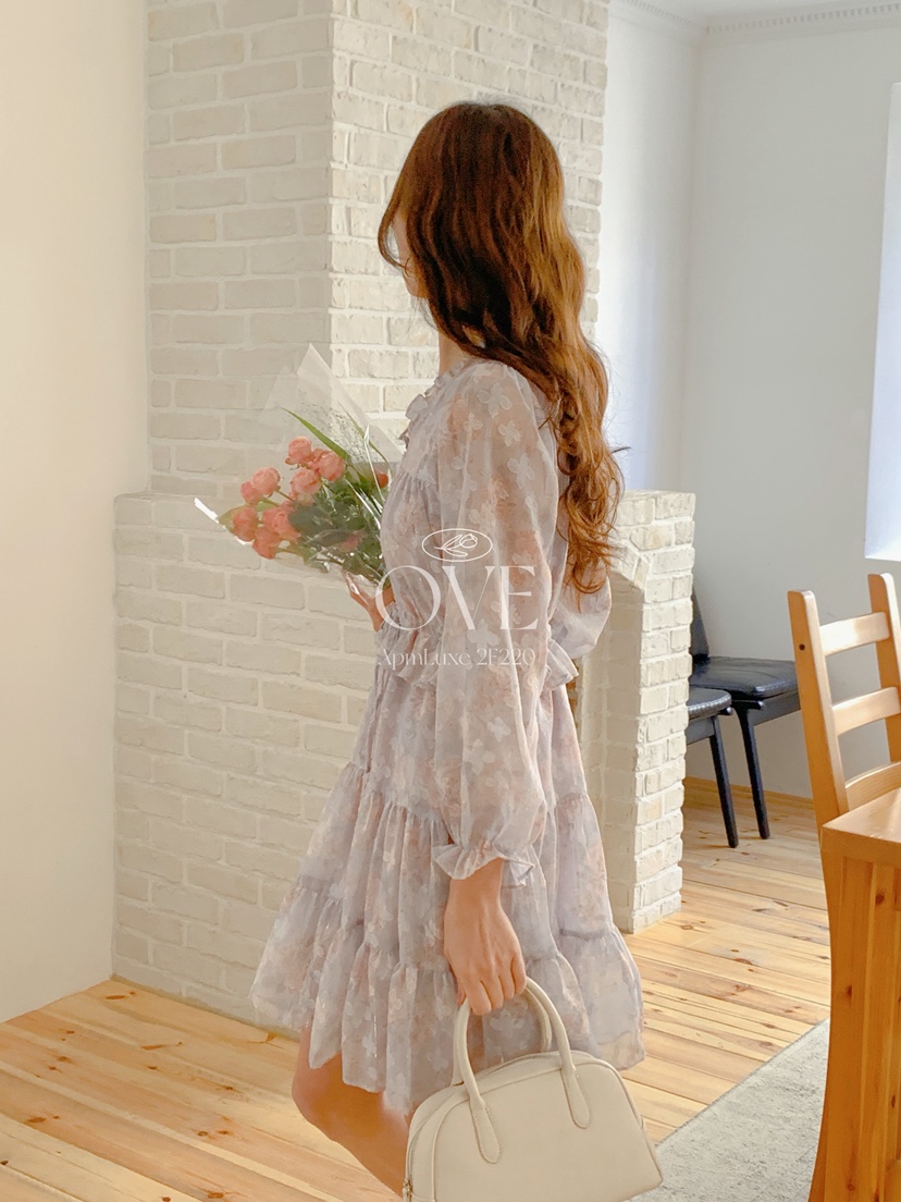 OVE東大門代購女裝新款人氣職業26春夏推薦真品休閑連衣裙OVE連衣裙