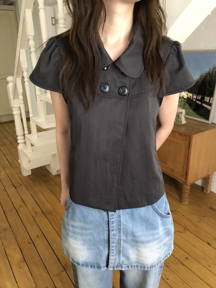 FLASH/I LOVE ME韓國代購女裝新品時尚26春夏T恤不含內搭FLASH/I LOVE MET恤