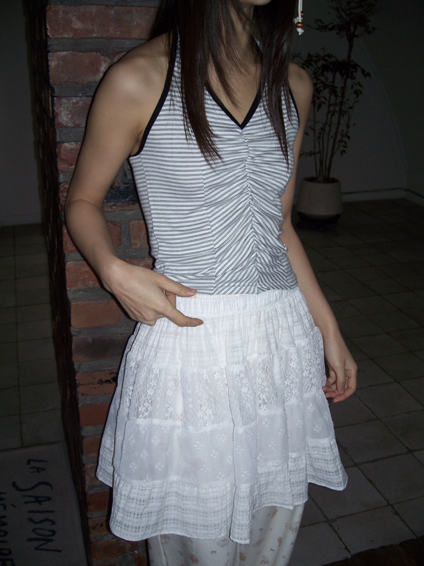 FLASH/I LOVE ME東大門代購女士新款時尚26春夏吊帶背心FLASH/I LOVE ME吊帶/背心