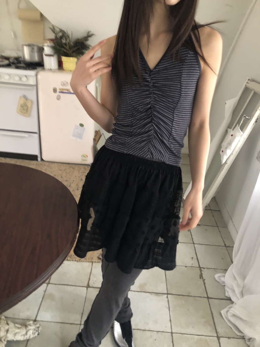 FLASH/I LOVE ME東大門代購女士新款時尚26春夏吊帶背心FLASH/I LOVE ME吊帶/背心