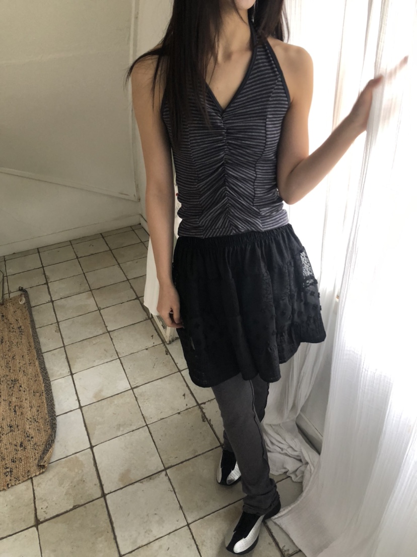 FLASH/I LOVE ME東大門代購女士新款時尚26春夏吊帶背心FLASH/I LOVE ME吊帶/背心