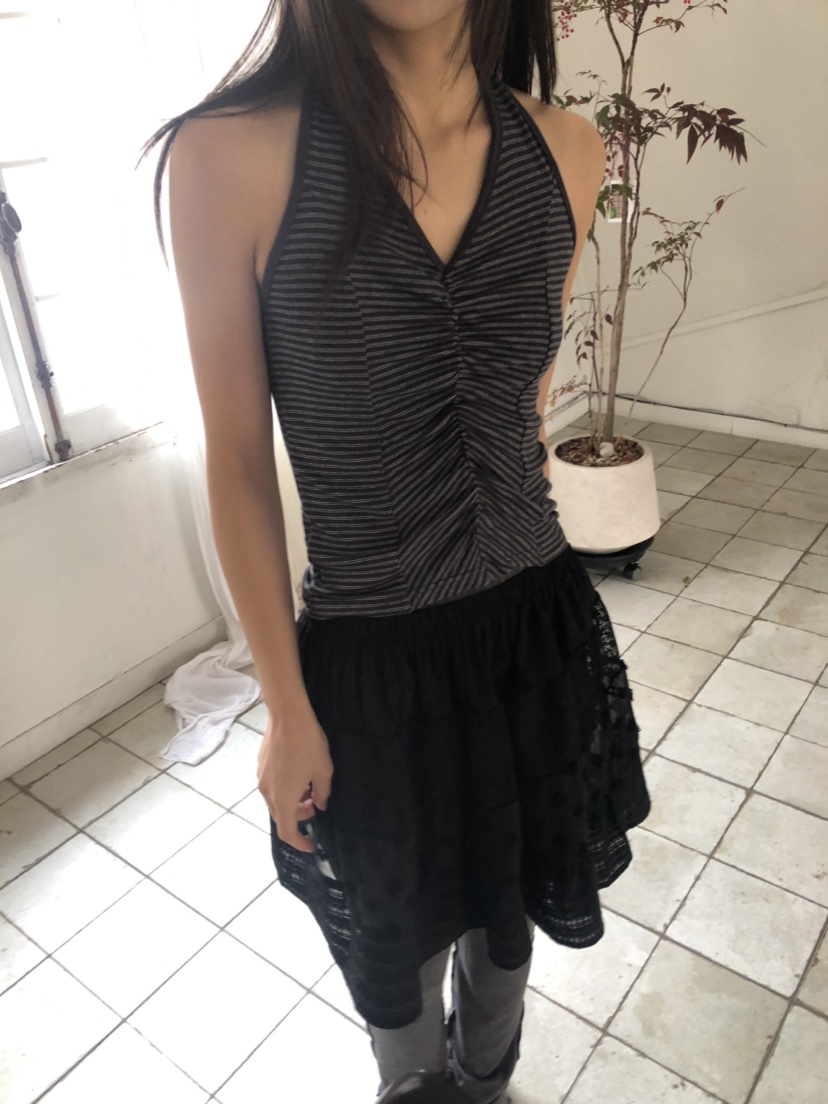 FLASH/I LOVE ME東大門代購女士新款時尚26春夏吊帶背心FLASH/I LOVE ME吊帶/背心