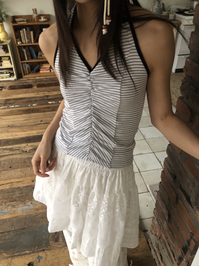 FLASH/I LOVE ME東大門代購女士新款時尚26春夏吊帶背心FLASH/I LOVE ME吊帶/背心圖色1