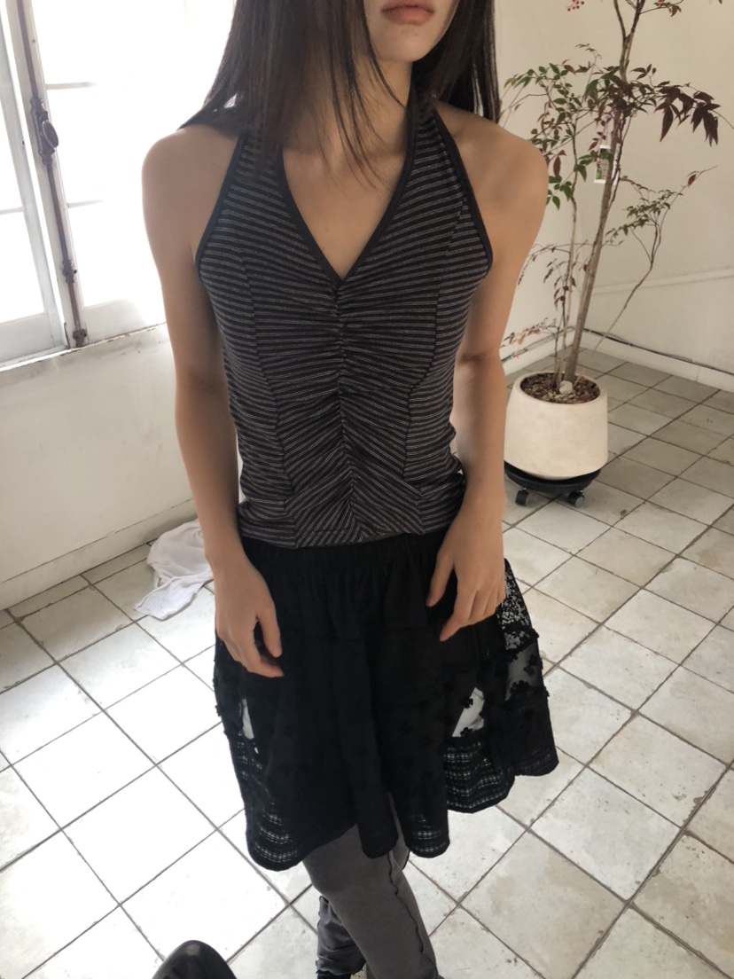 FLASH/I LOVE ME東大門代購女士新款時尚26春夏吊帶背心FLASH/I LOVE ME吊帶/背心圖色2