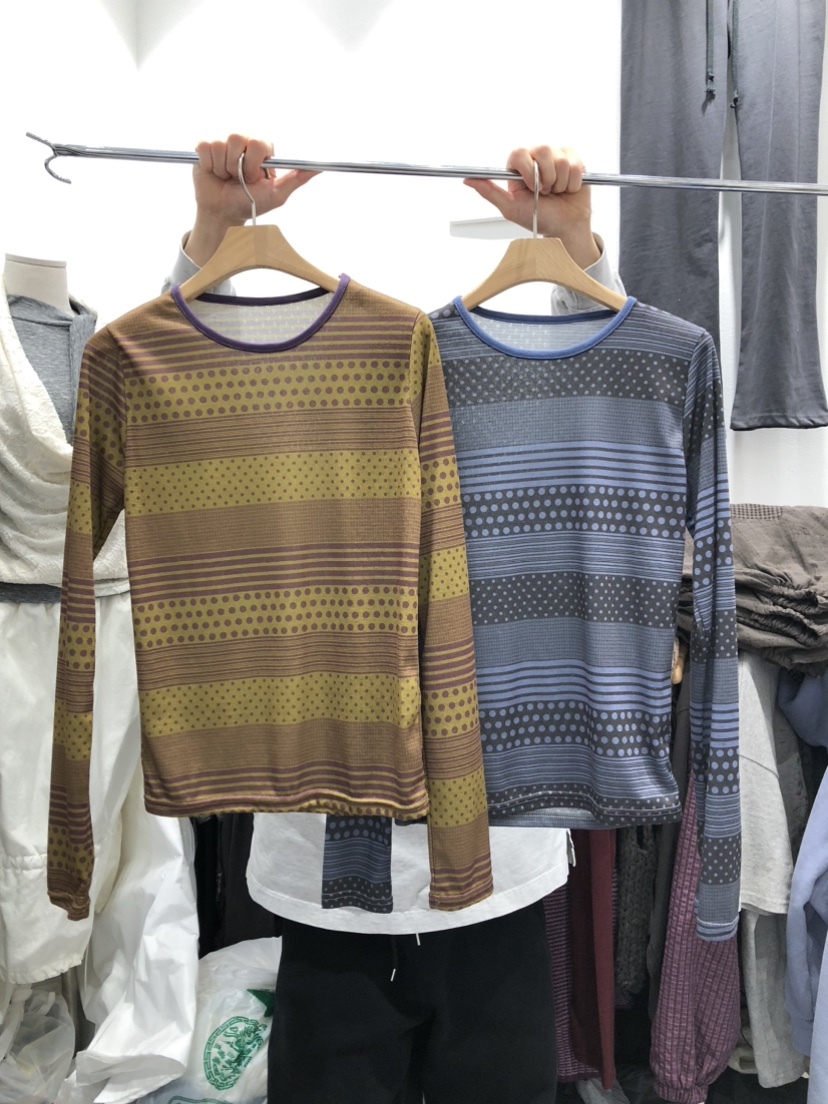 FLASH/I LOVE ME韓國代購女裝新品熱賣26春夏時尚長袖T恤FLASH/I LOVE ME長袖T恤