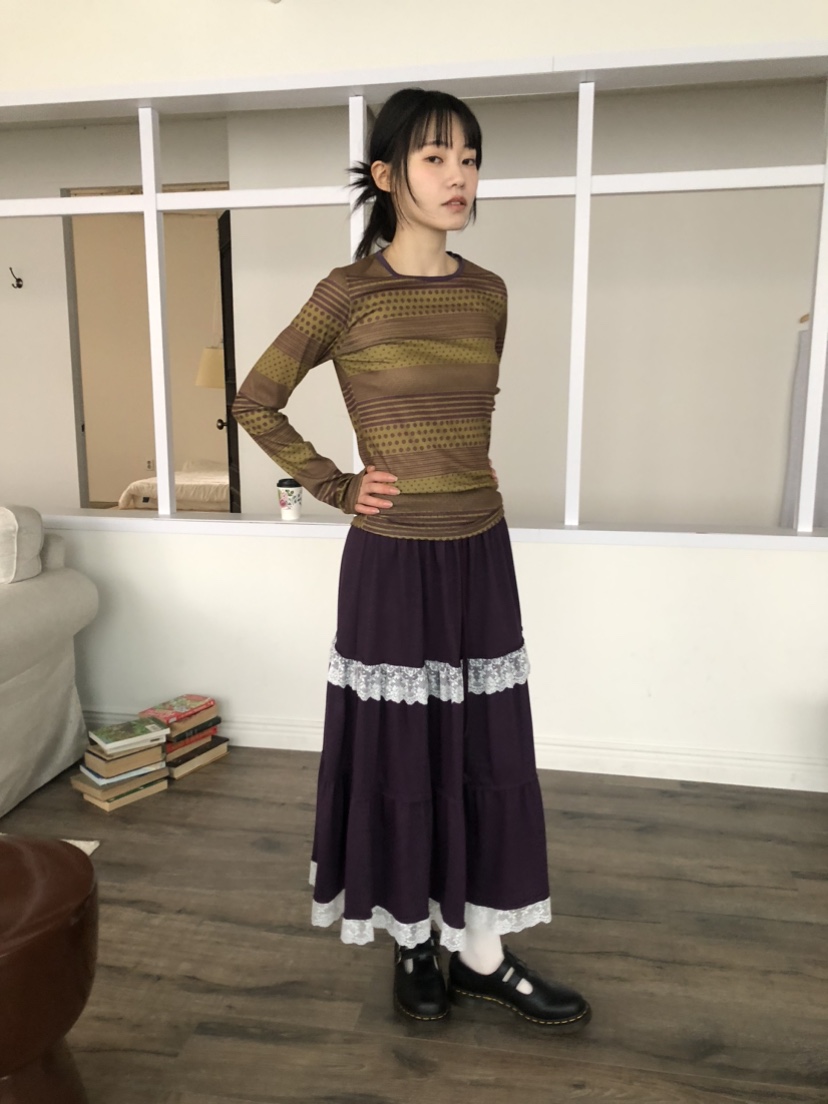 FLASH/I LOVE ME韓國代購女裝新品熱賣26春夏時尚長袖T恤FLASH/I LOVE ME長袖T恤