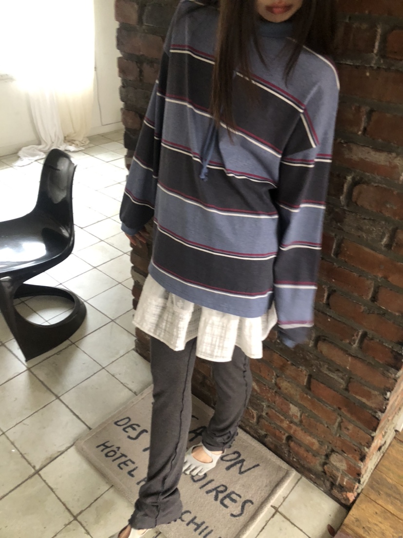 FLASH/I LOVE ME東大門直郵女士新品26春夏人氣長袖T恤FLASH/I LOVE ME長袖T恤圖色1