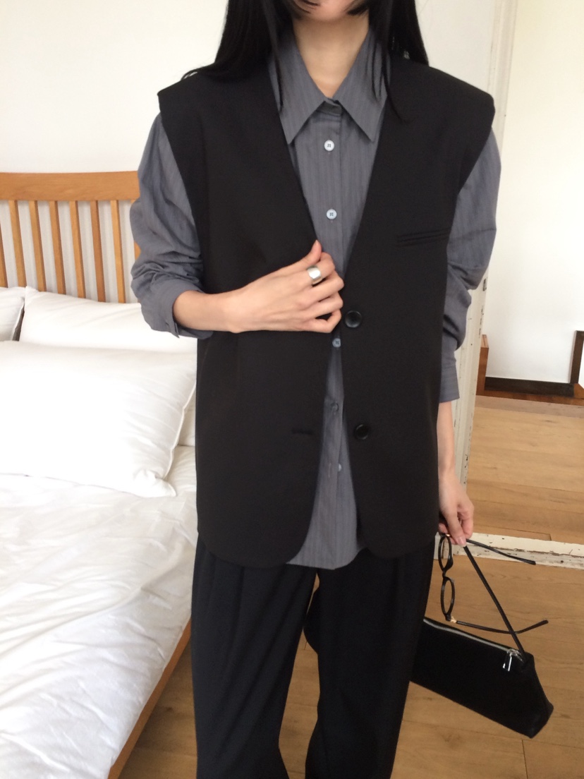 ANOU韓國直郵女裝新款熱賣26春季時尚推薦休閑襯衫蕾絲衫ANOU襯衫/蕾絲衫