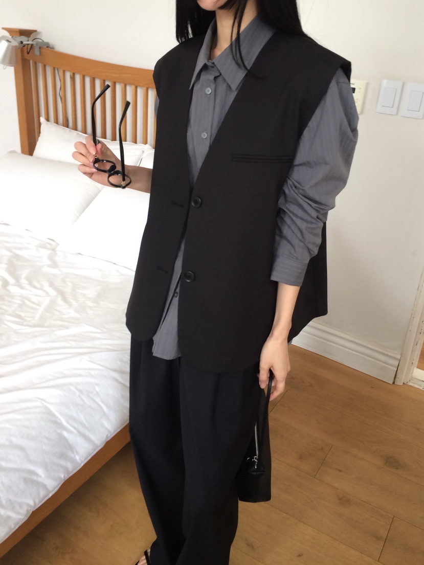 ANOU韓國直郵女裝新款熱賣26春季時尚推薦休閑襯衫蕾絲衫ANOU襯衫/蕾絲衫