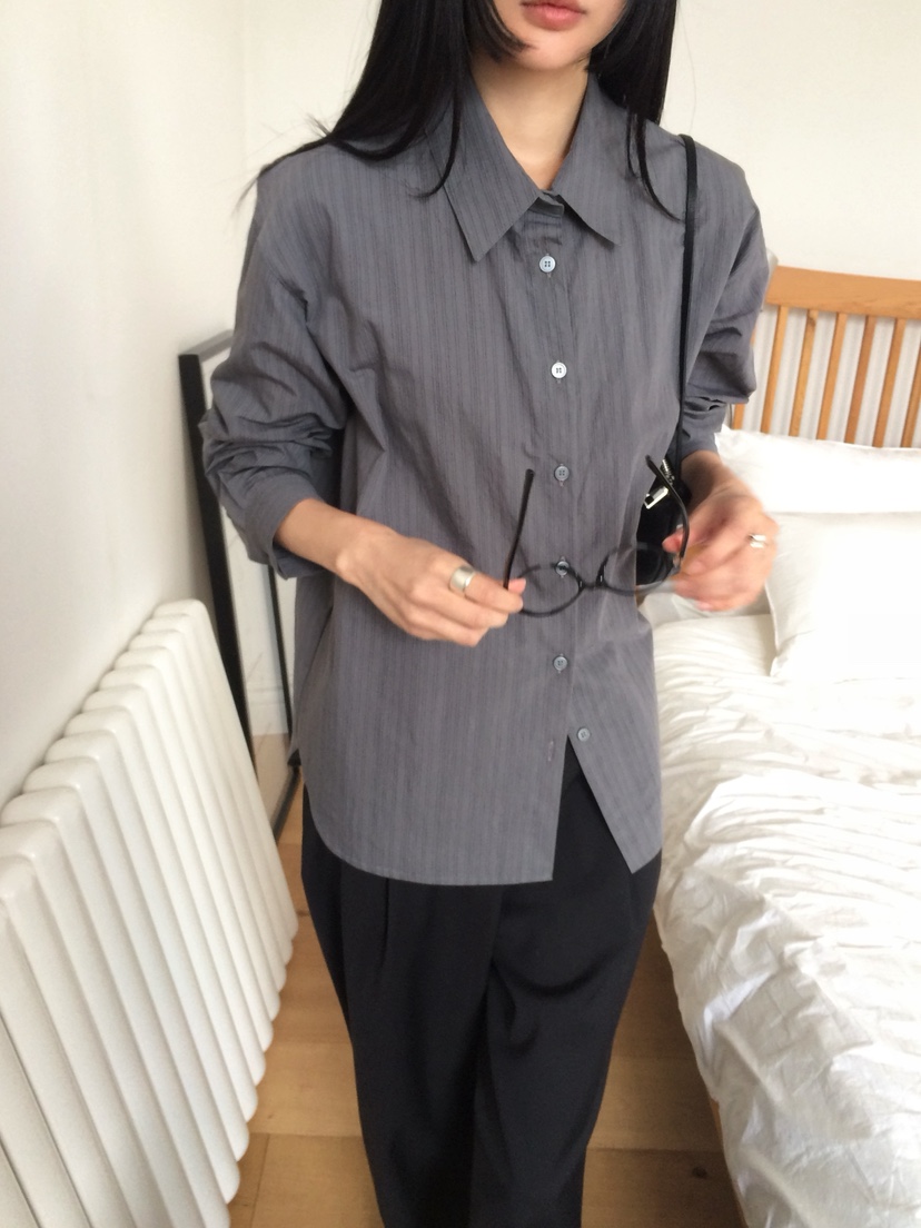 ANOU韓國直郵女裝新款熱賣26春季時尚推薦休閑襯衫蕾絲衫ANOU襯衫/蕾絲衫