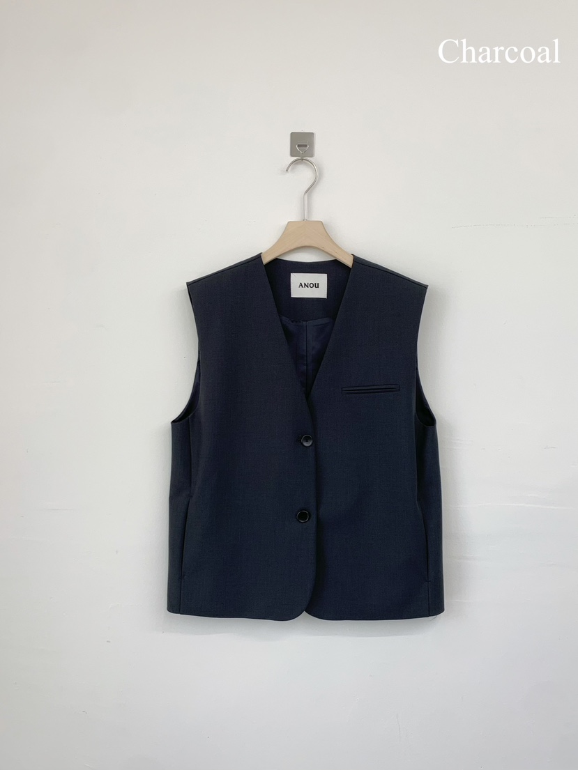 ANOU東大門直郵女士新品時尚26春季休閑熱賣推薦職業馬甲ANOU馬甲圖色2