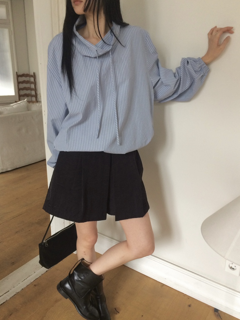 ANOU韓國直郵女士新款人氣推薦熱賣時尚休閑26春季襯衫蕾絲衫ANOU襯衫/蕾絲衫