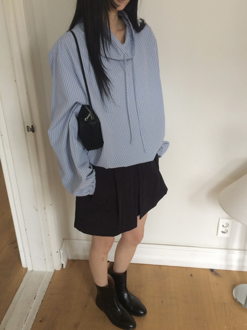 ANOU韓國直郵女士新款人氣推薦熱賣時尚休閑26春季襯衫蕾絲衫ANOU襯衫/蕾絲衫