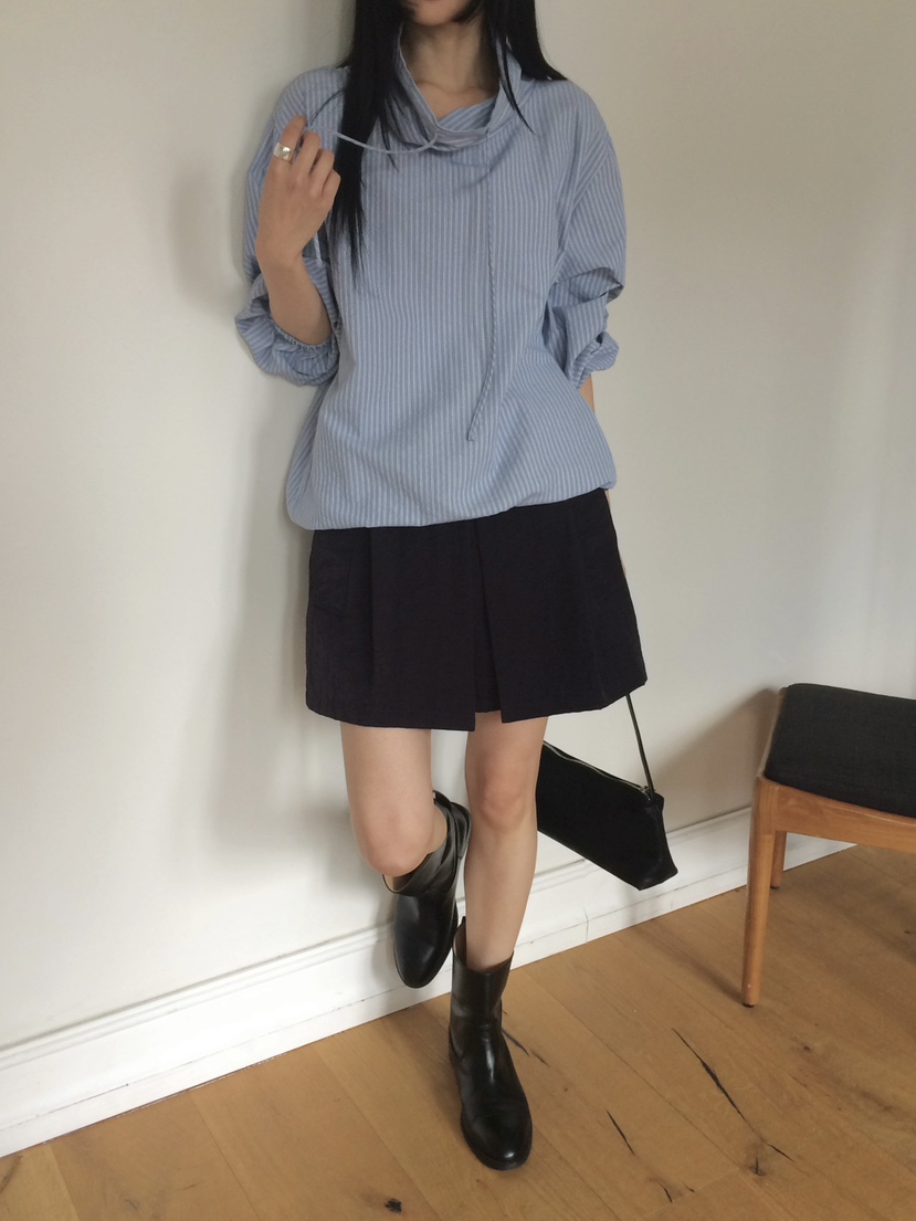 ANOU韓國直郵女士新款人氣推薦熱賣時尚休閑26春季襯衫蕾絲衫ANOU襯衫/蕾絲衫