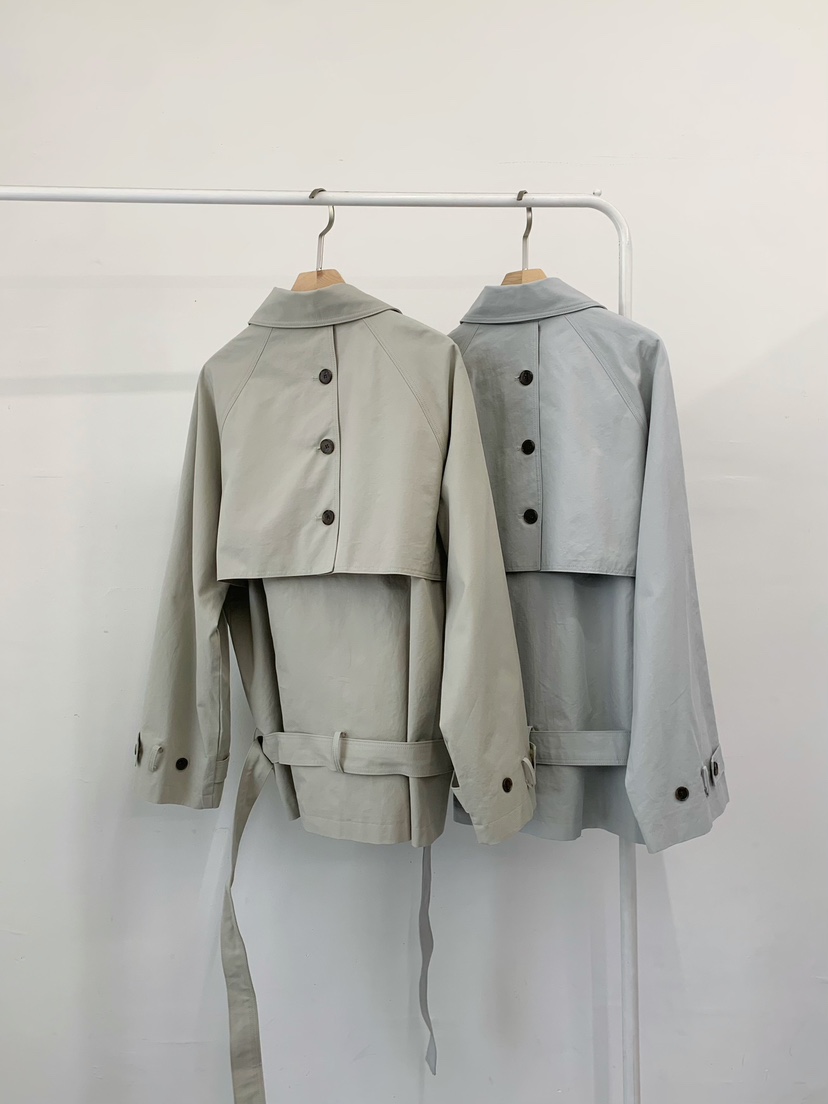 ANOU東大門實拍女士新款26春季職業推薦時尚休閑夾克含腰帶ANOU夾克