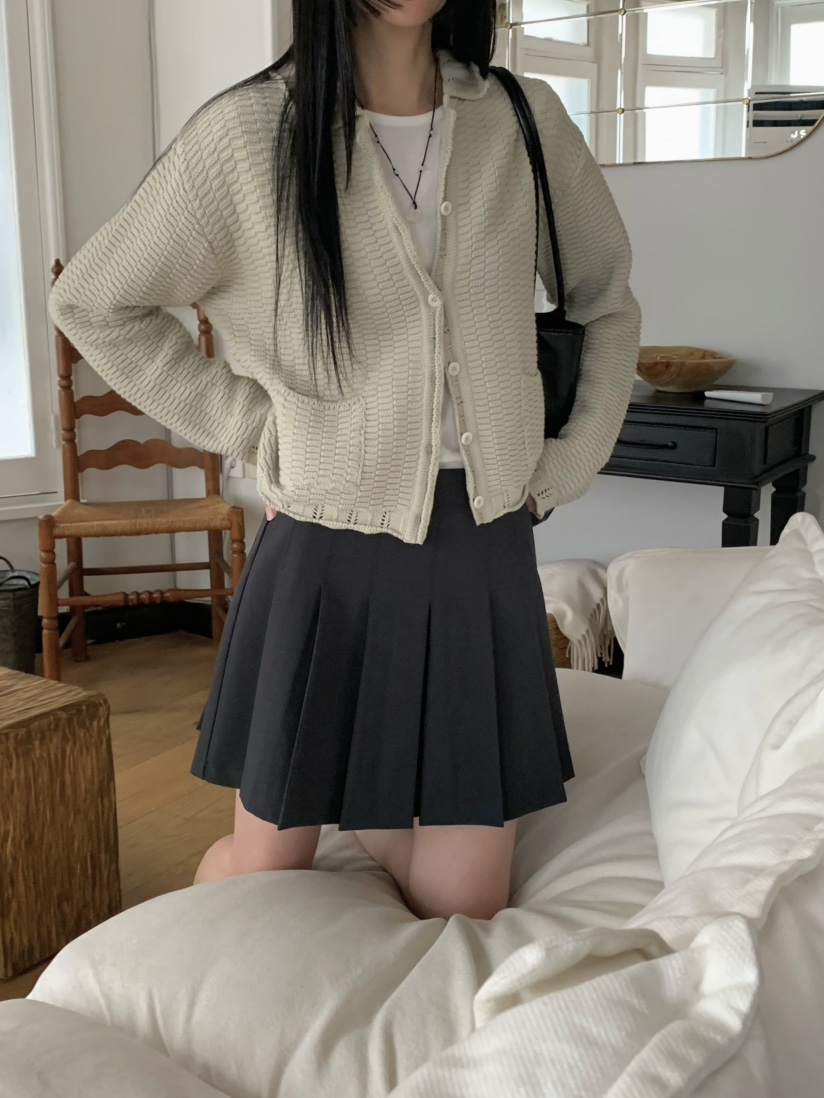 ANOU韓國代購女士新款職業熱賣推薦人氣時尚休閑26春季針織衫ANOU針織衫