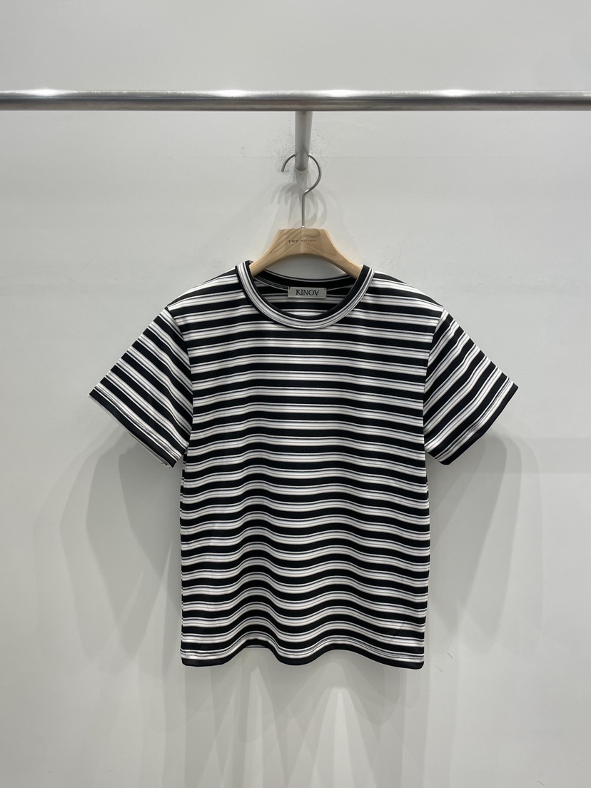 KINOA東大門實拍女士新款職業熱賣26春季時尚推薦人氣T恤KINOAT恤圖色2