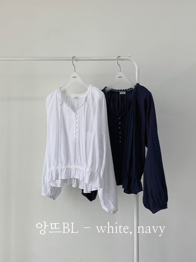 ANOU東大門實拍女裝新款推薦職業時尚人氣休閑襯衫蕾絲衫ANOU襯衫/蕾絲衫