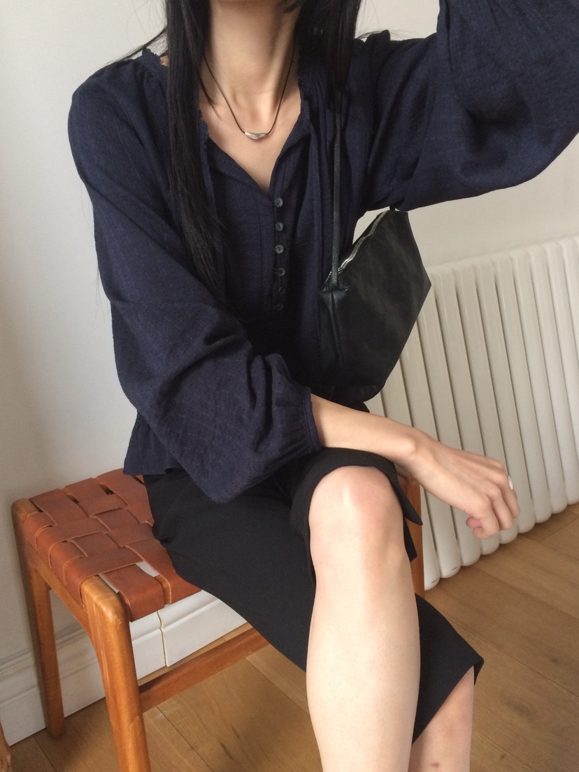 ANOU東大門實拍女裝新款推薦職業時尚人氣休閑襯衫蕾絲衫ANOU襯衫/蕾絲衫