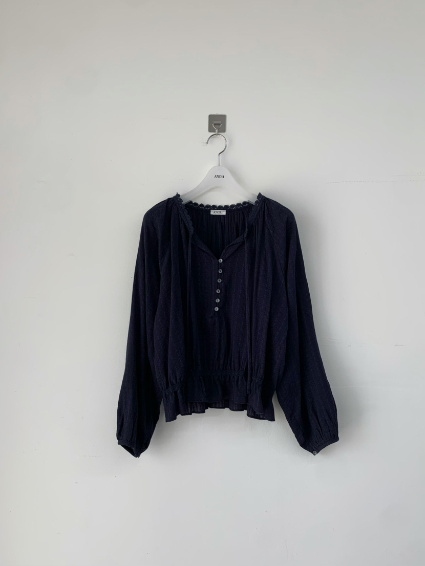 ANOU東大門實拍女裝新款推薦職業時尚人氣休閑襯衫蕾絲衫ANOU襯衫/蕾絲衫圖色2