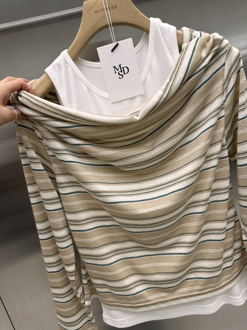 MYDRESS東大門直郵女裝新品推薦26春季休閑熱賣時尚長袖T恤MYDRESS長袖T恤