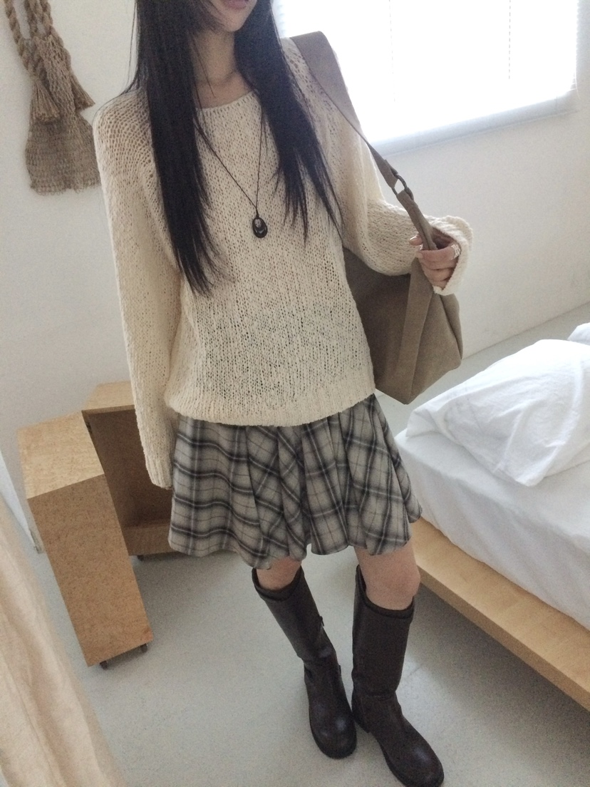 ANOU東大門直郵女裝新品時尚休閑職業推薦熱賣人氣26春季短裙ANOU短裙