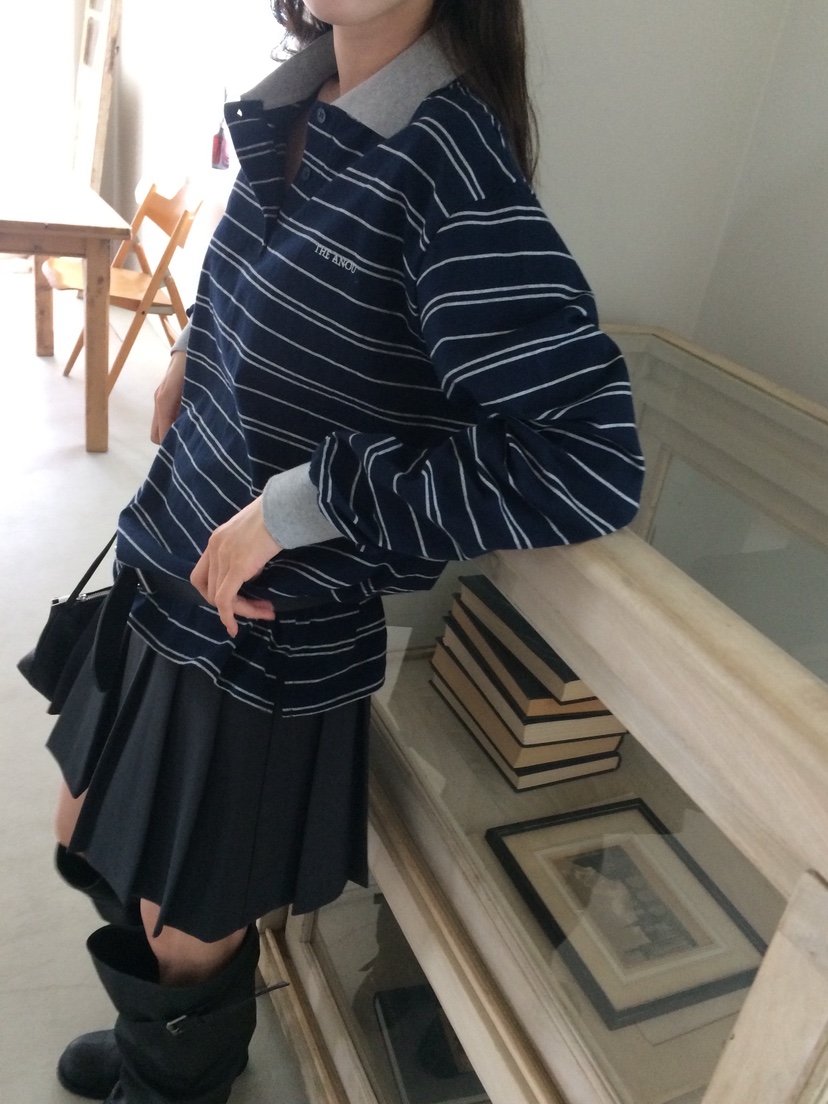 ANOU韓國代購女裝新款人氣休閑26春季職業熱賣推薦時尚衛衣ANOU衛衣