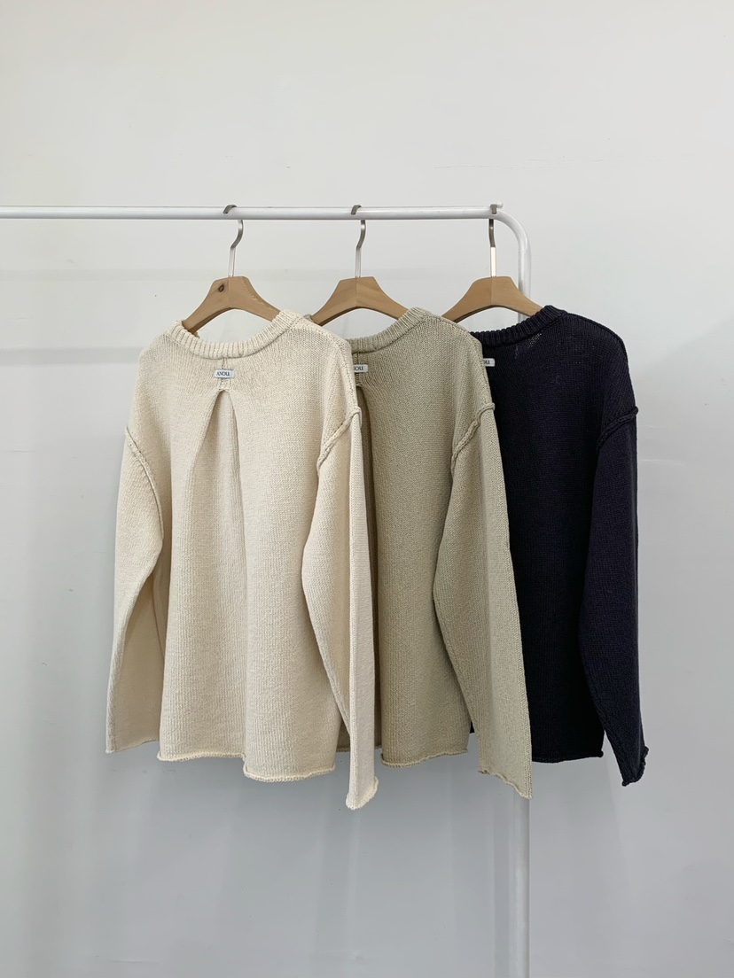 ANOU東大門代購女士新品時尚休閑26春季職業推薦人氣針織衫ANOU針織衫