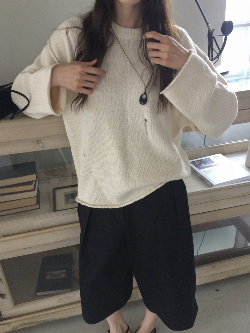 ANOU東大門代購女士新品時尚休閑26春季職業推薦人氣針織衫ANOU針織衫