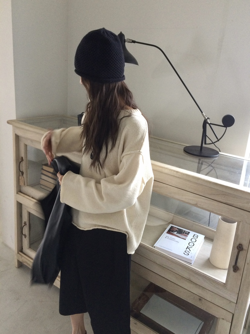 ANOU東大門代購女士新品時尚休閑26春季職業推薦人氣針織衫ANOU針織衫