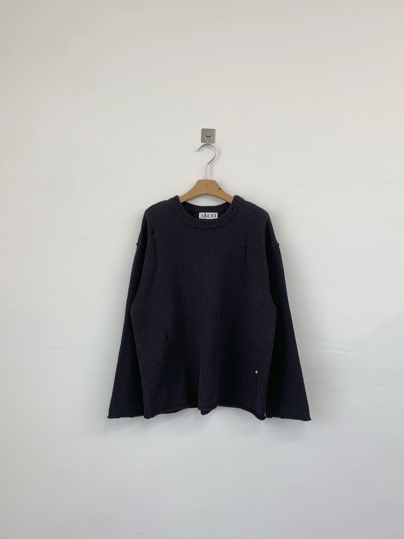 ANOU東大門代購女士新品時尚休閑26春季職業推薦人氣針織衫ANOU針織衫圖色2
