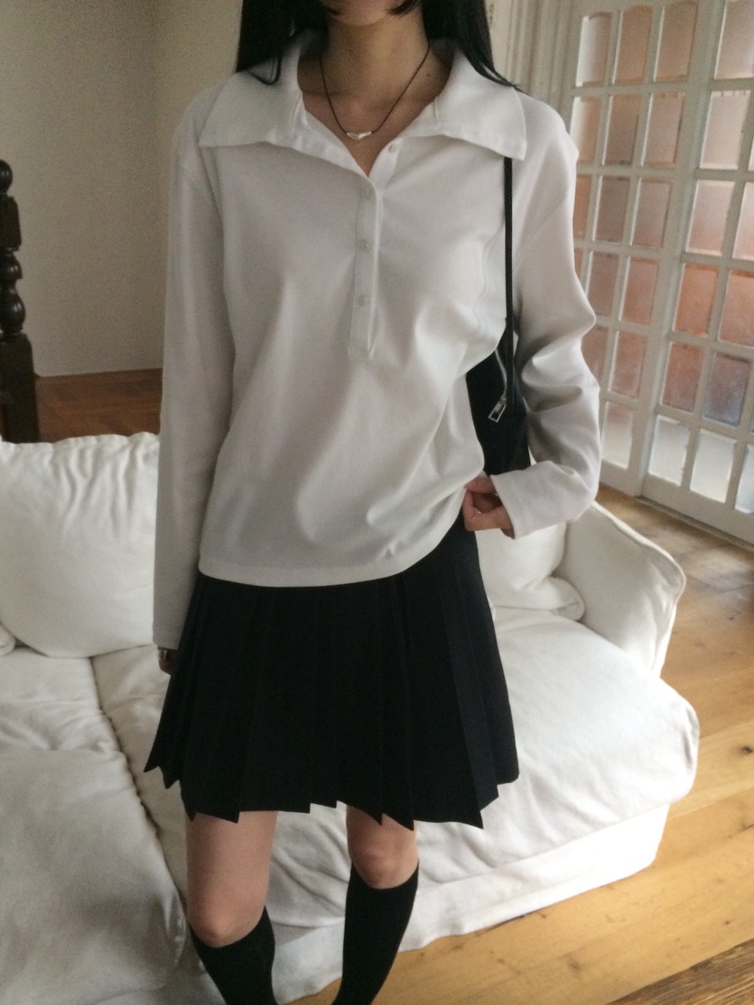 ANOU韓國代購女士新款時尚推薦26春季熱賣休閑人氣長袖T恤ANOU長袖T恤