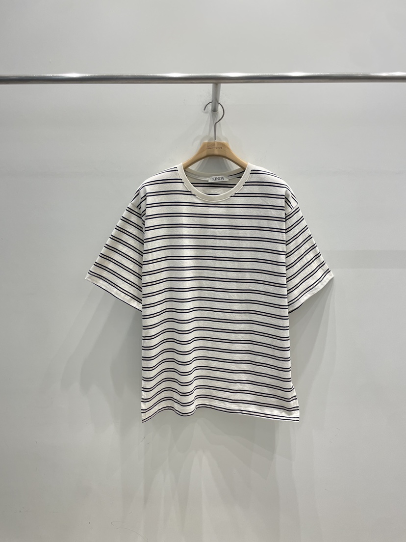 KINOA東大門實拍女士新品26春季推薦時尚熱賣職業人氣T恤KINOAT恤圖色1