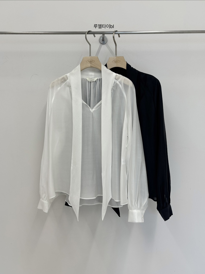 VERGAMOT韓國直郵女裝新品職業熱賣休閑26春季襯衫蕾絲衫VERGAMOT襯衫/蕾絲衫