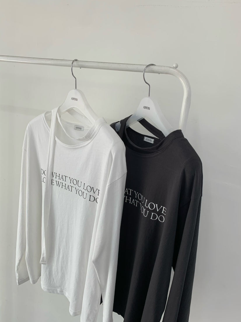 ANOU東大門實拍女士新品熱賣26春季職業休閑推薦人氣長袖T恤ANOU長袖T恤