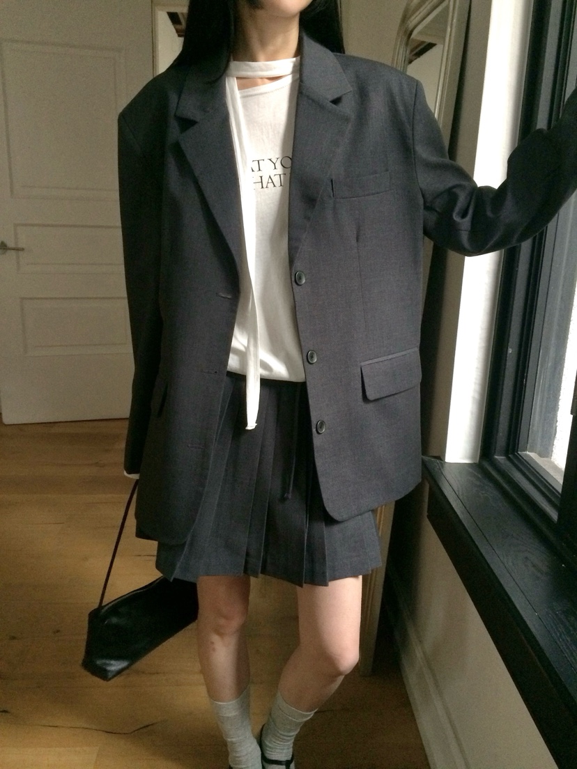 ANOU東大門實拍女士新品熱賣26春季職業休閑推薦人氣長袖T恤ANOU長袖T恤