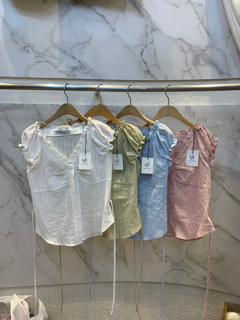 OLIVE TrEE東大門直郵女裝新品休閑26春季熱賣襯衫蕾絲衫OLIVE TrEE襯衫/蕾絲衫