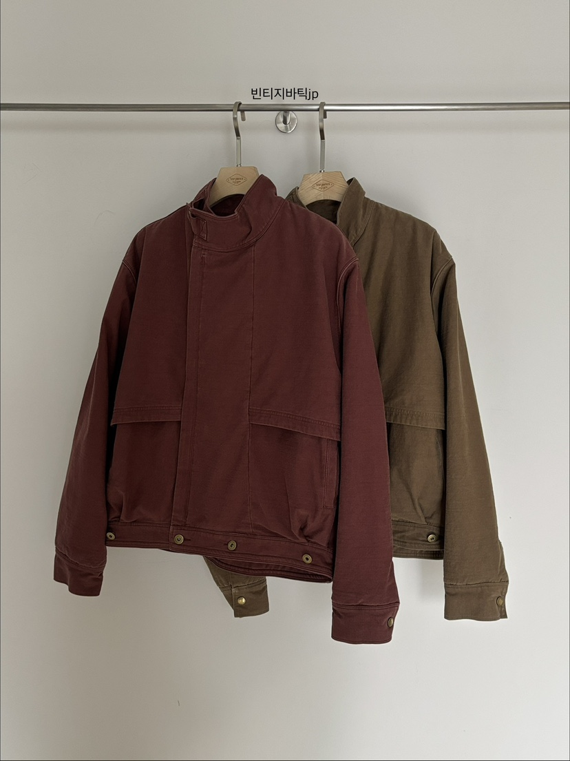 VERGAMOT東大門實拍女士新款熱賣26春季休閑人氣夾克復古VERGAMOT夾克