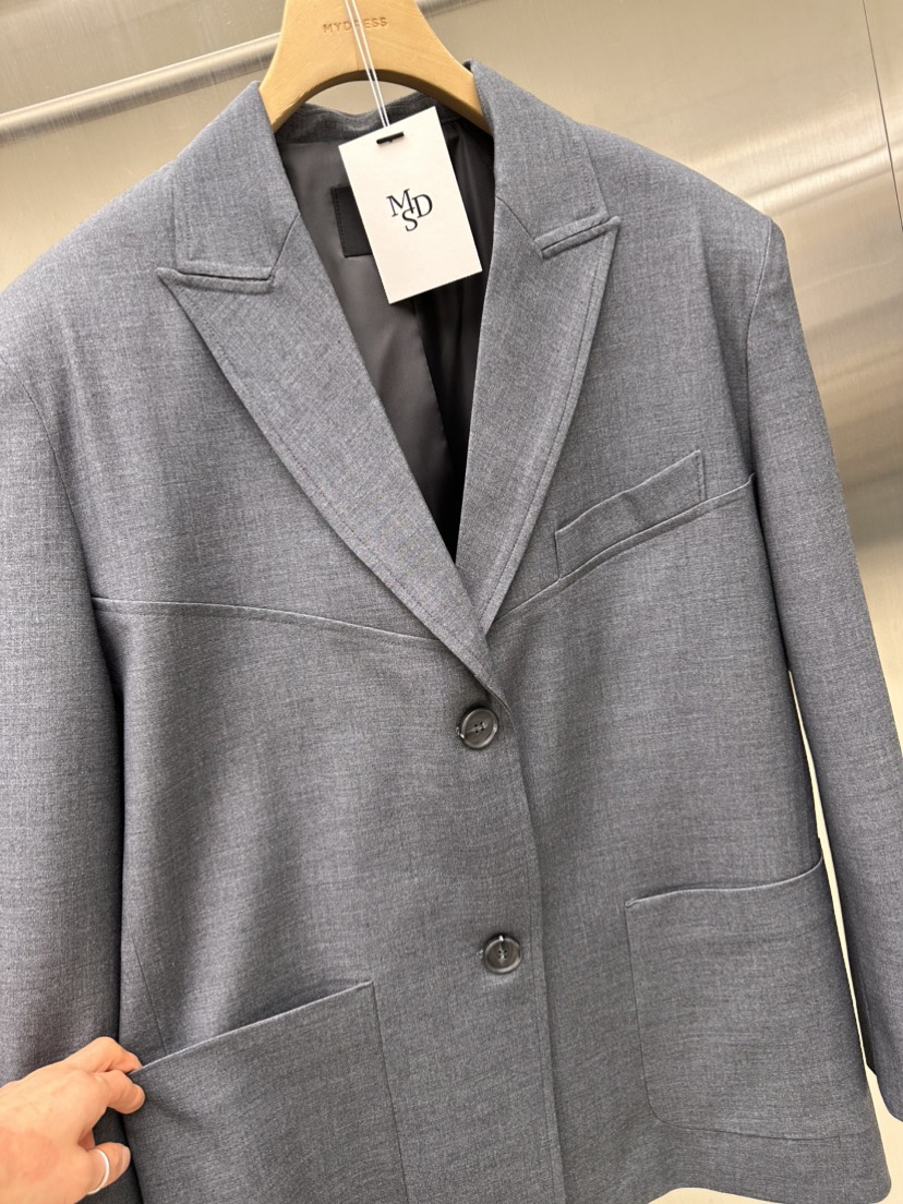 MYDRESS東大門實拍女裝新品時尚26春季人氣休閑職業熱賣夾克MYDRESS夾克