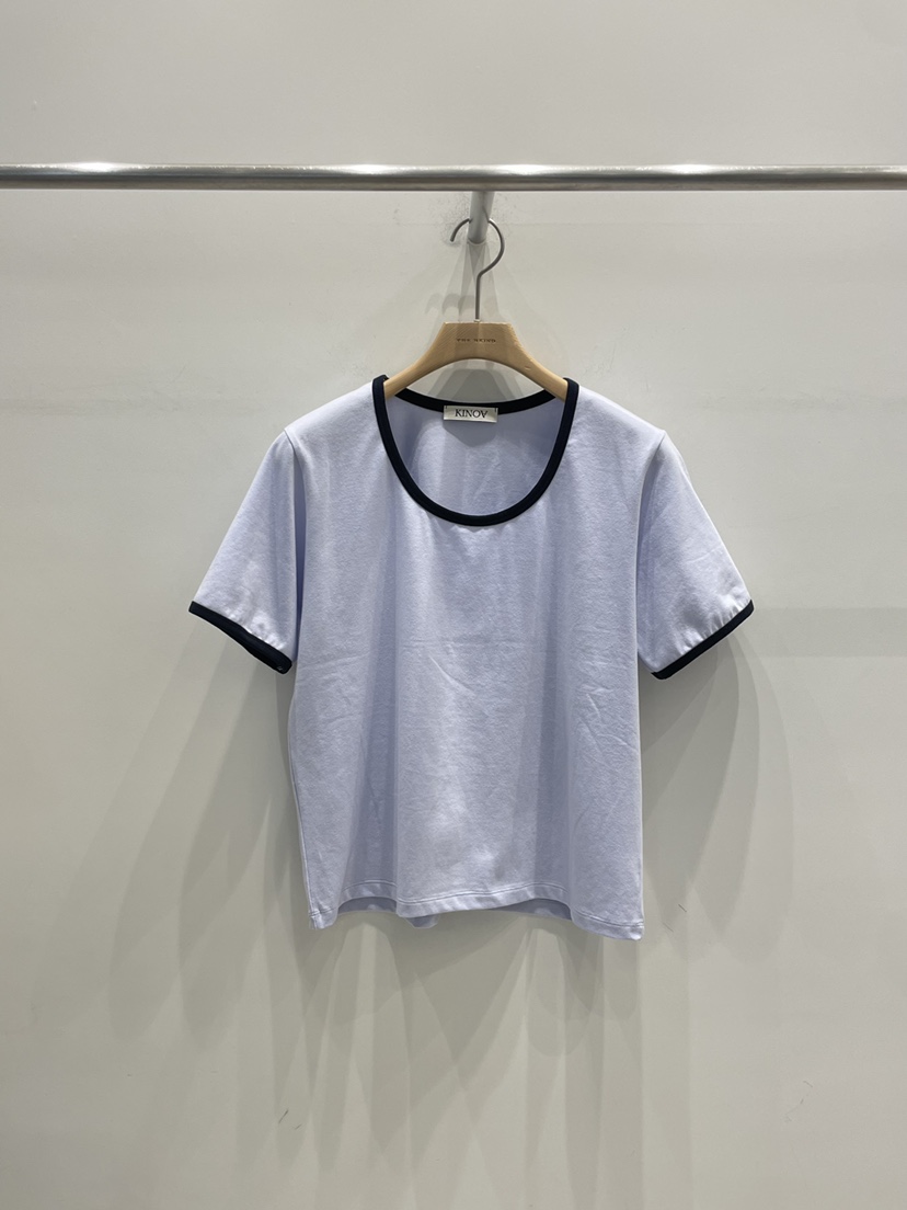KINOA韓國代購女士新款職業休閑人氣推薦時尚26春季熱賣T恤KINOAT恤圖色3