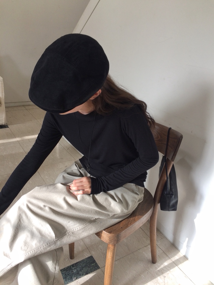 ANOU東大門代購女士新品熱賣休閑26春季人氣職業長袖T恤修身ANOU長袖T恤