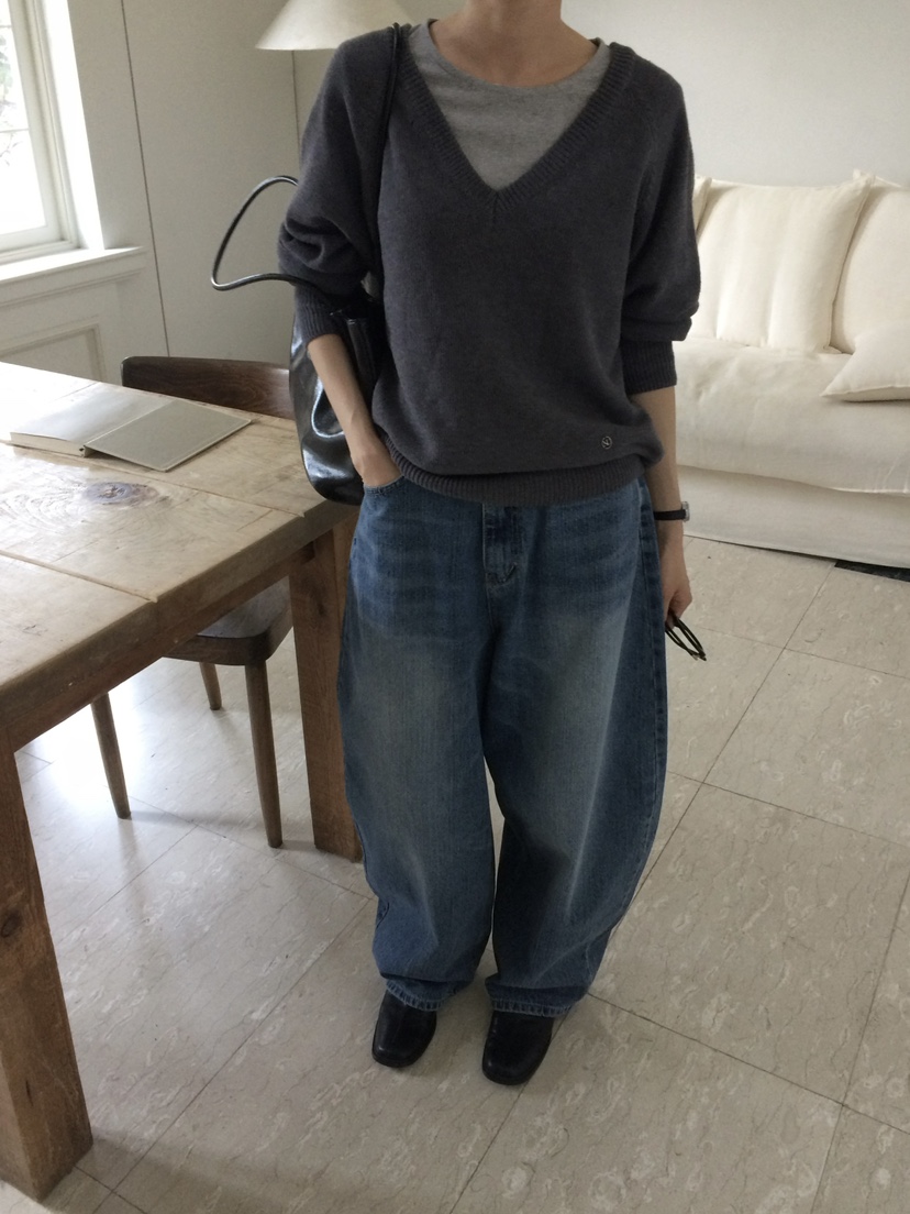 ANOU東大門實拍女裝新品推薦職業人氣時尚休閑熱賣牛仔褲ANOU牛仔褲