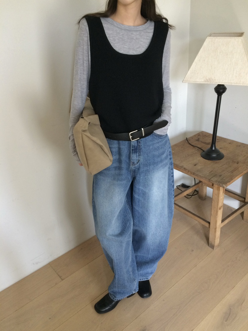 ANOU東大門實拍女裝新品推薦職業人氣時尚休閑熱賣牛仔褲ANOU牛仔褲