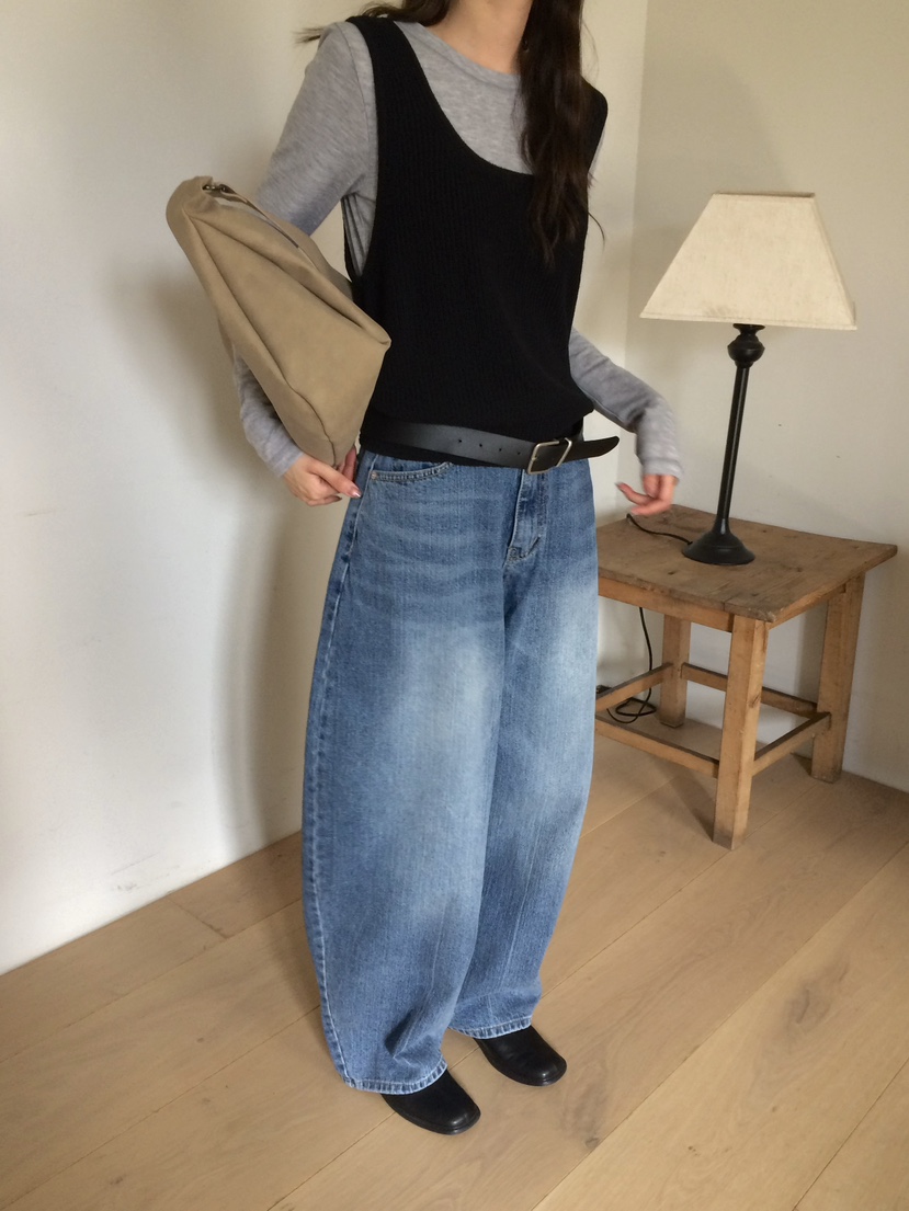 ANOU東大門實拍女裝新品推薦職業人氣時尚休閑熱賣牛仔褲ANOU牛仔褲