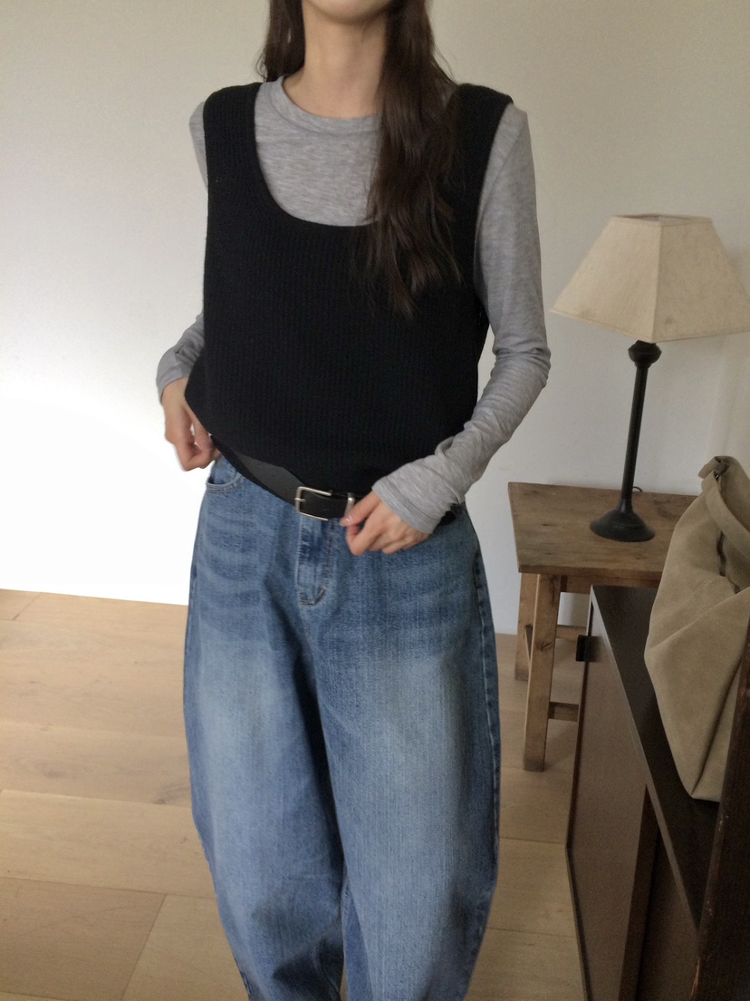 ANOU東大門實拍女裝新品推薦職業人氣時尚休閑熱賣牛仔褲ANOU牛仔褲