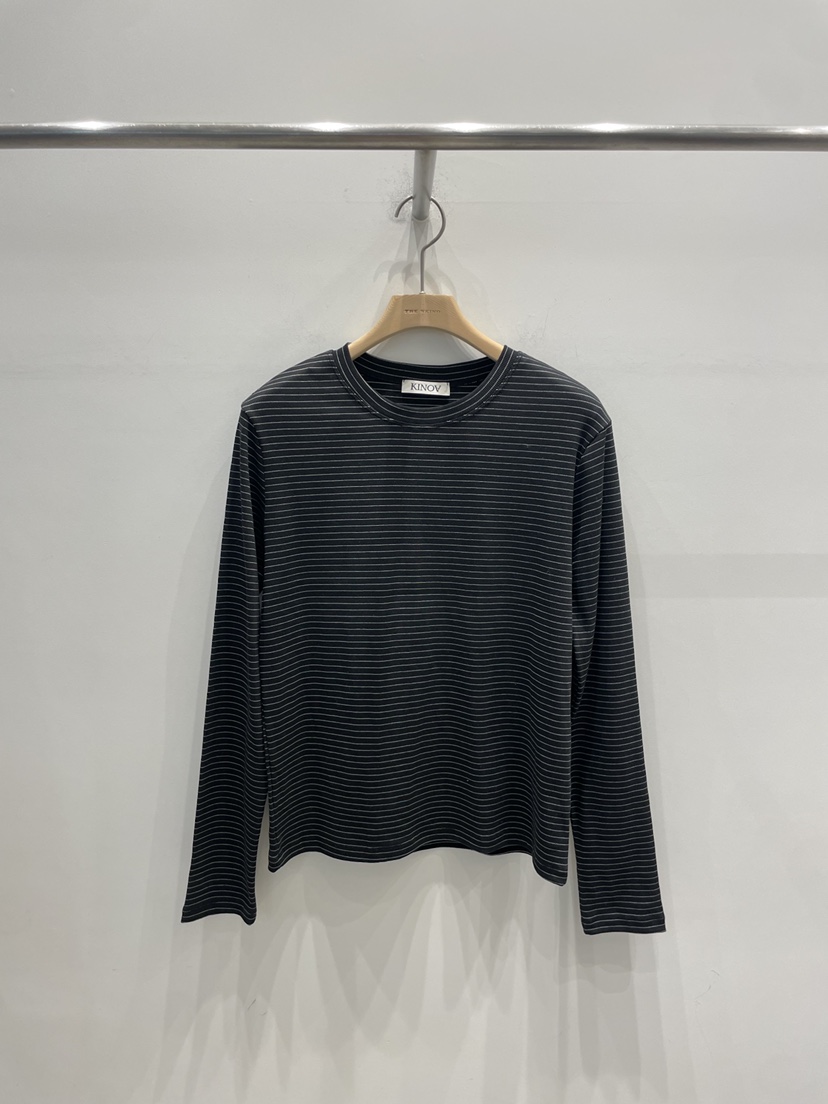 KINOA東大門代購女士新款休閑26春季時尚人氣熱賣長袖T恤KINOA長袖T恤圖色3