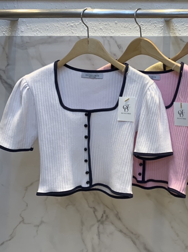 OLIVE TrEE東大門直郵女士新品熱賣休閑職業T恤不含項鏈OLIVE TrEET恤圖色3
