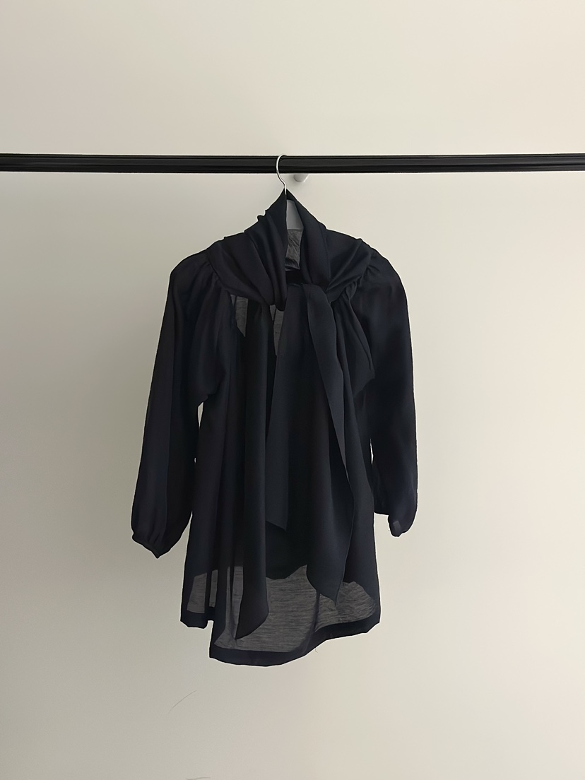 ANDTERRACE韓國代購女士新款推薦休閑熱賣時尚襯衫蕾絲衫ANDTERRACE襯衫/蕾絲衫圖色3墨色